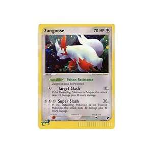  Pokemon Ex Sandstorm Holofoil Rare Card Zangoose 14/100 