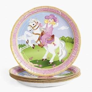   Pink Cowgirl Plates   Tableware & Party Plates: Health & Personal Care