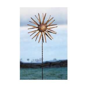   Stake   Great Garden Display, Kinetic Spinner, Antique Copper Finish