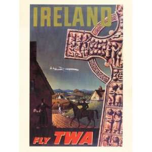  Ireland TWA Airline MasterPoster Print, 12x16