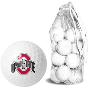 Ohio State Buckeyes NCAA 15 Golf Ball Clear Pack Sports 