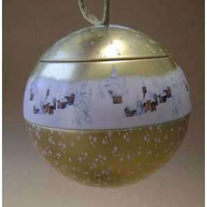  Decorative Tin Chrismtas Tree Ornament   4 1/2 inches in 