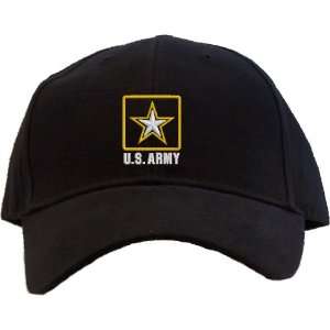    U.S. Army Embroidered Baseball Cap   Black: Everything Else