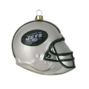  Scottish Christmas New York Jets NFL Glass Football Helmet 