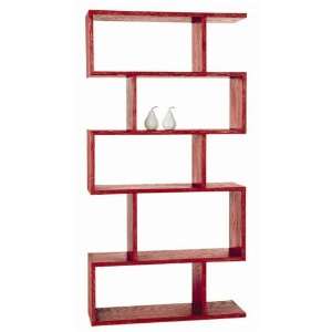    Arteriors Home Carmine Red Limed Oak Bookshelf: Furniture & Decor