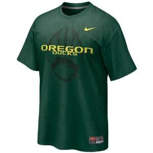  Nike Oregon Ducks 2011 Football Practice T shirt   Green 