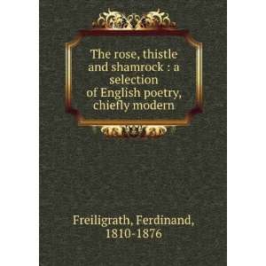  The rose, thistle and shamrock  a selection of English 