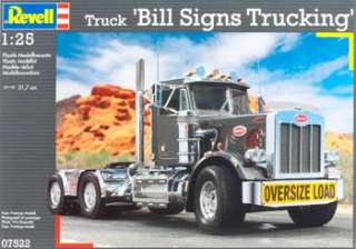 NEW! Revell Germany 1/25 Truck Bill Signs Trucking Plastic Model Kit 