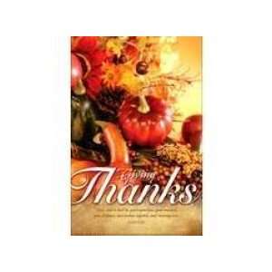  Bulletin T Giving Thanks (Package of 100) Everything 