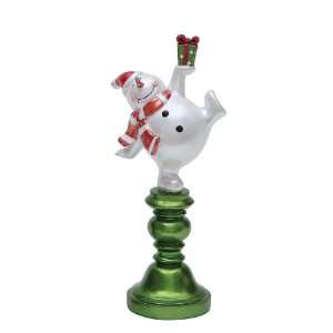  Christmas Holiday Decor Snowman Finial: Home & Kitchen
