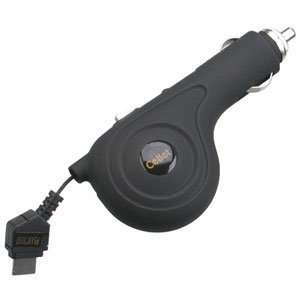  Rubberized Retractable Car Charger for Samsung M520: Cell 