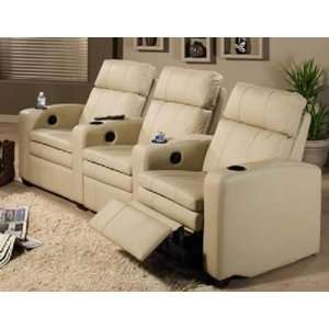   leather reclining Home Theater Cinema Seating   2 seat: Home & Kitchen