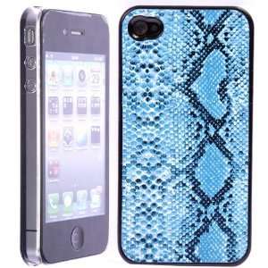 com Snake Skin Pattern Hard Case with Electroplating edge for iPhone 