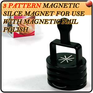 PATTERNS MAGNET SLICES SET FOR MAGNETIC TRENDY NAIL POLISH USE E268 