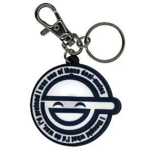  Ghost in the Shell   Smiley Laughing Face Key Chain Toys & Games