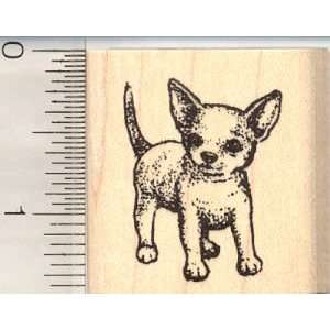  Small Chihuahua Rubber Stamp