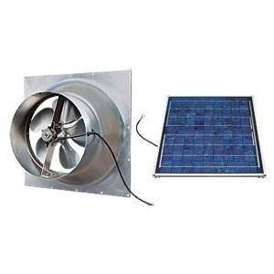    20 Watt Gable Solar Attic Fan by Natural Light: Home Improvement