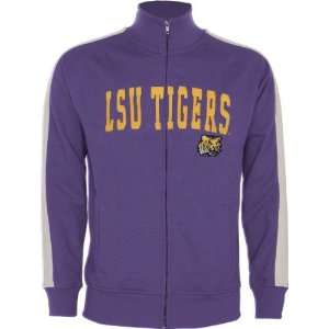  LSU Tigers Purple Pinnacle Slub French Terry Track Jacket 