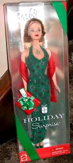 NRFB 2000 Christmas Gift Holiday Surprise Barbie Doll  