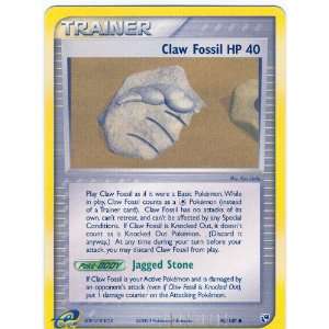   Pokemon Claw Fossil (Holo Parallel Foil)   EX Sandstorm Toys & Games