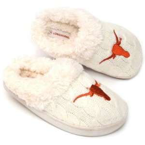    Texas Longhorns Youth Girls Missy Knit Slipper: Sports & Outdoors