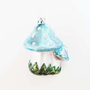   Traditions Midnight Clear Glass Mushroom Ornament: Everything Else