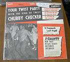CHUBBY CHECKER LP P7007 YOUR TWIST PARTY HUCKLEBUCK R VG C VG LP 4696 