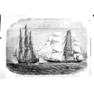  1860 SLAVER SUNNY SOUTH EMANUELA BRISK SHIPS KEPPEL