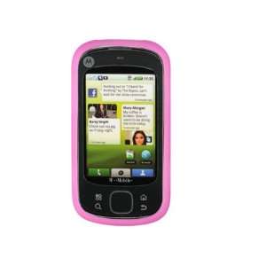  Motorola CLIQ XT Skin Case Pink Cell Phones & Accessories
