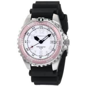   Timer for Scuba Divers with Pink Bezel & Black Hyper Rubber Band