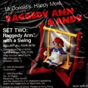  McDonalds Happy Meal Toy   Raggedy Ann on Swing: Toys 