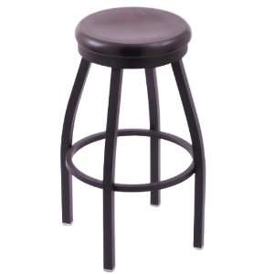   with Black Wrinkle Finish, Dark Cherry Maple Wood Seat: Home & Kitchen