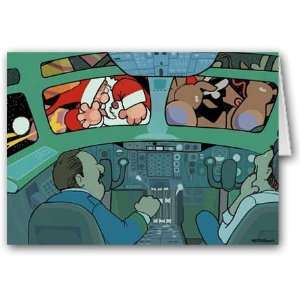  Pilot & Santa Christmas Card