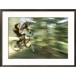  Cycling on Stoner Mesa, Colorado Framed Photographic 