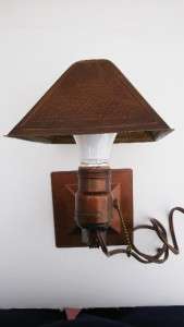   Clamp Lite Light Arts & Crafts Bronze Pivoting Lamp Lighting  