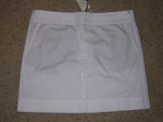 FOSSIL SUZETTE Cotton Skirt White Womens Sz. 12 NWT  