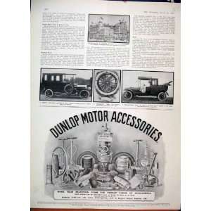   : Advert Dunlop Motor Accessories 1910 Limousine Car: Home & Kitchen