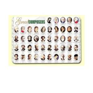 Great Composers Placemat   M. Ruskin (61300 4) 