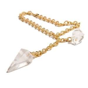  Clear Quartz Pendulum Necklace Jewelry