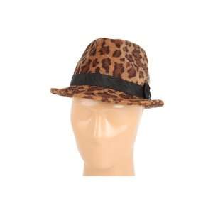    San Diego Hat Company Womens Leopard Print Fedora 