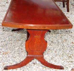 Vintage Mersman 7548 Rectangle Wooden Coffee Table Clawfeet  