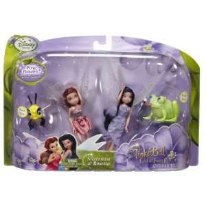  Disney Fairies Silvermist & Rosetta Mini Dolls with Pets 