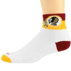   Washington Redskins Tri Color Ankle Socks (10/13)