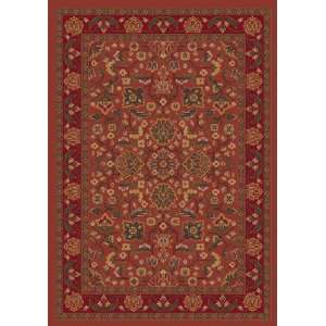  Pastiche Collection Abadan Titian Red Floral Nylon Area 