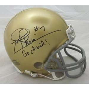  Joe Theismann Autographed/Hand Signed Notre Dame Fighting 