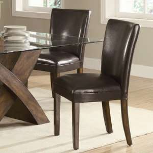  Combes Parsons Chair in Brown [Set of 2]