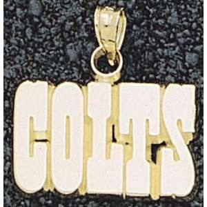Indianapolis Colts 14K Gold COLTS Pendant:  Sports 