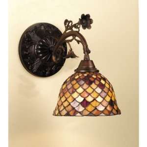  Tiffany Fish Scale Wall Sconce: Home Improvement