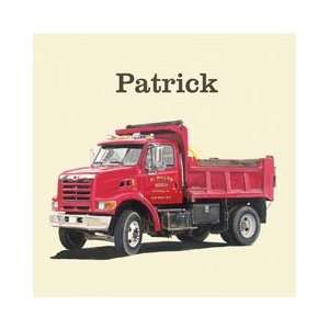  personalized red dump truck art: Everything Else