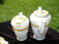 G4233D PARAGON COCOA COFFEE & TEA POT 6 CUP SAUCER SETS  